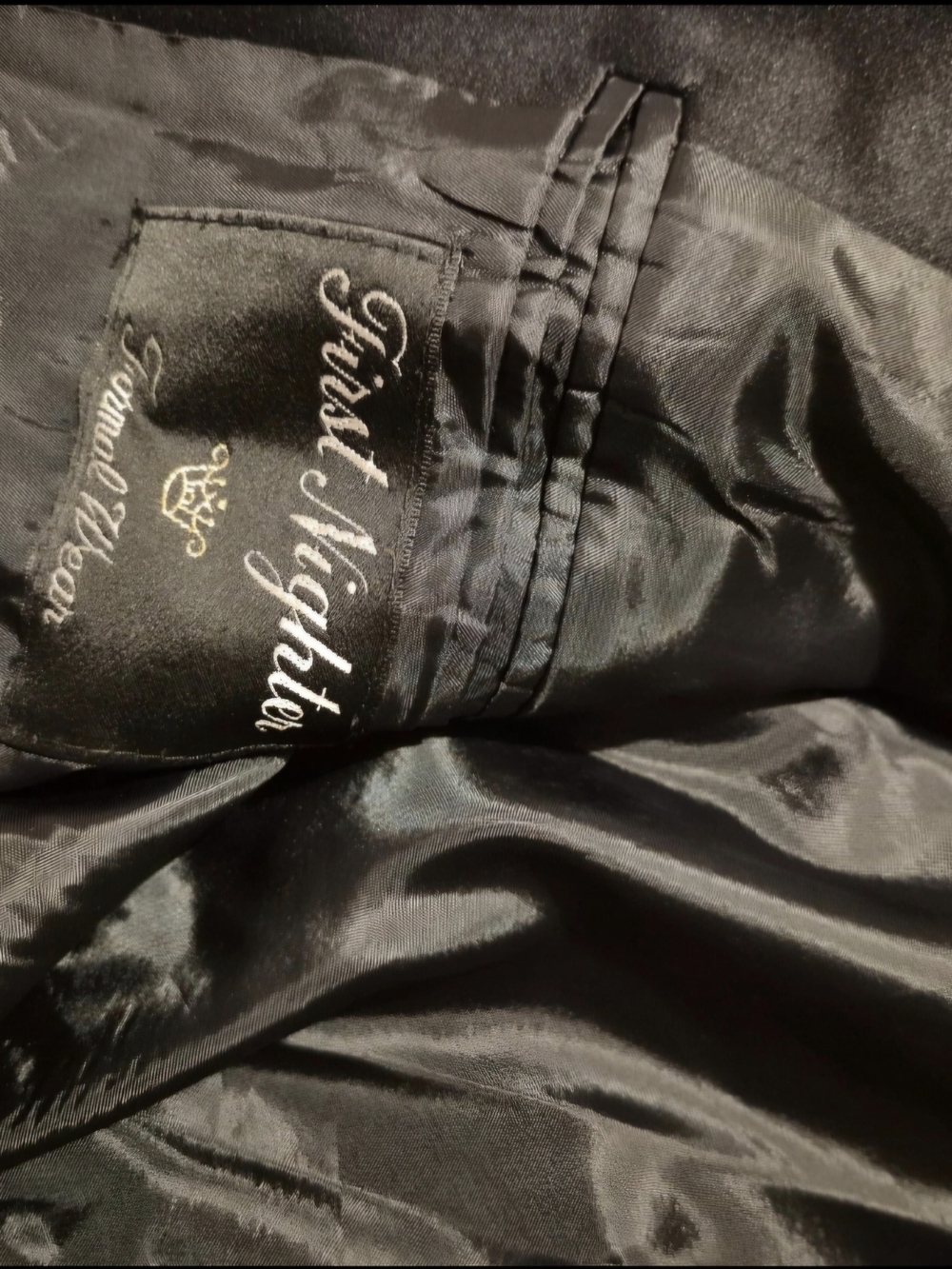 Men's Black Single-Button Performance Jacket - Picture 3 of 3